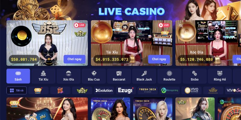 Giải trí cực đã cùng sòng online