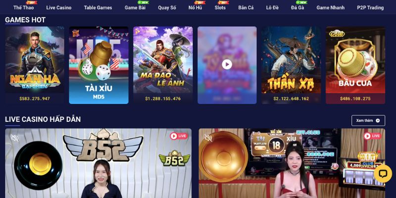 Nhà cái cung cấp tất cả các thể loại giải trí hot nhất