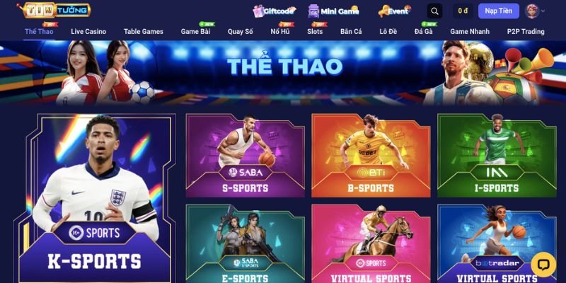 Sân chơi thể thao đầy sôi động